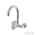شیر ظرفشویی دیواری کلار مدل نیو آریا کروم