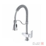 شیر ظرفشویی دوکاره جزیره کلار مدل فلت کروم