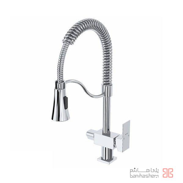 Kelar_ZarfJaz2_Flat_C شیر ظرفشویی دوکاره جزیره کلار مدل فلت کروم - Image 1