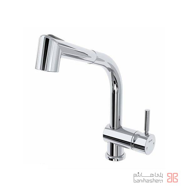 Kelar_ZarfSH_Abshar_C شیر ظرفشویی شاوری کلار مدل آبشار کروم - Image 1