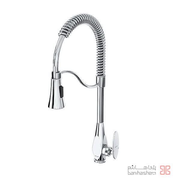 شیر ظرفشویی جزیره کلار مدل برلیان کروم