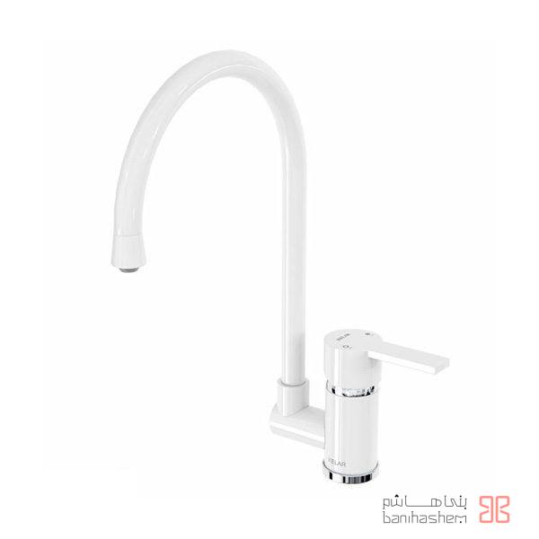 Kelar_Zarf_NewArya_W شیر ظرفشویی کلار مدل نیو آریا سفید - Image 1
