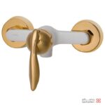 شیر توالت پادرا مدل گاما سفید طلایی