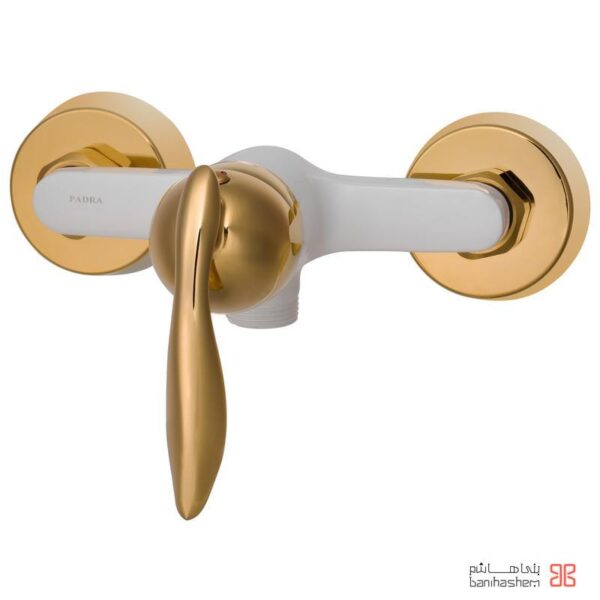 شیر توالت پادرا مدل گاما سفید طلایی