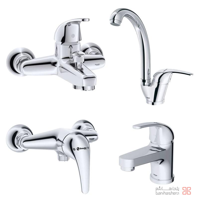 Shoder_4_Atlas_C شیرآلات شودر مدل اطلس کروم - Image 1