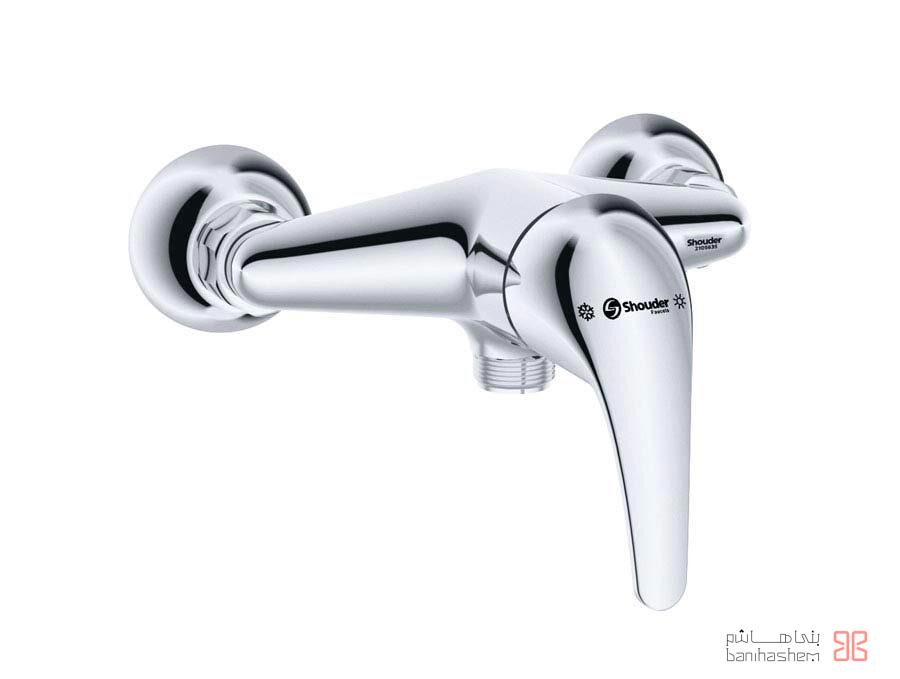 Shoder_Toilet_Atlas_C شیر توالت شودر مدل اطلس کروم - Image 1