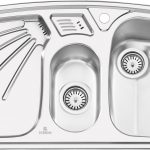 سینک ظرفشویی توکار پرنیان استیل مدل ۱۲۰۶