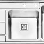 سینک ظرفشویی توکار پرنیان استیل مدل  ۱۲۱۳