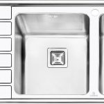 سینک ظرفشویی توکار پرنیان استیل مدل  ۱۲۱۴