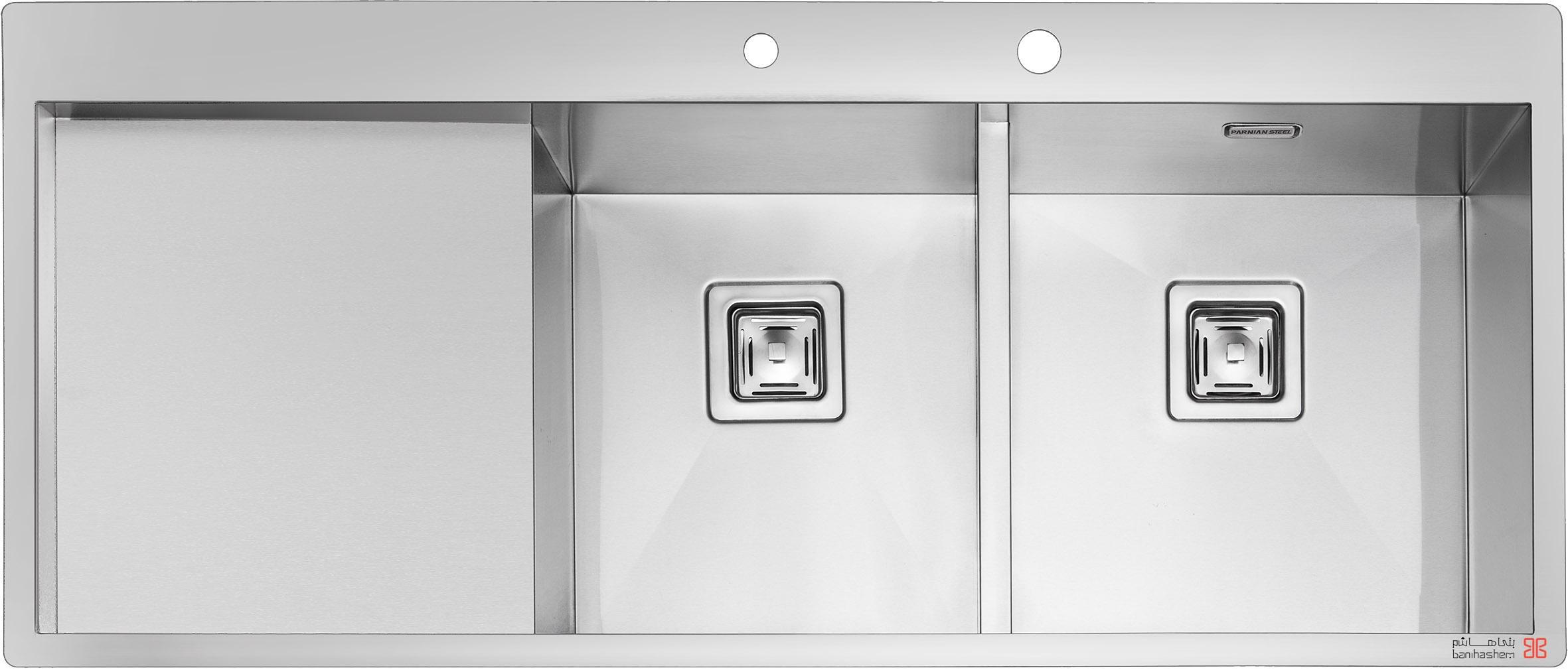 سینک ظرفشویی کورینی پرنیان استیل مدل 4230