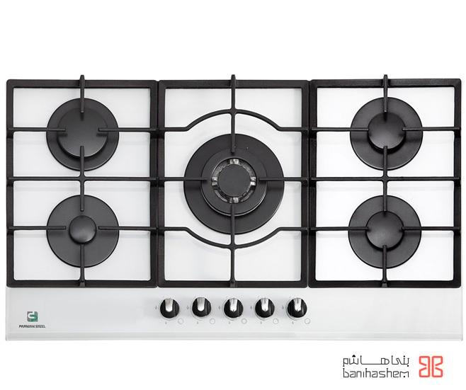 Parnian_Gaz_5213W.jpg گاز شیشهای پرنیان استیل مدل 5213W - Image 1