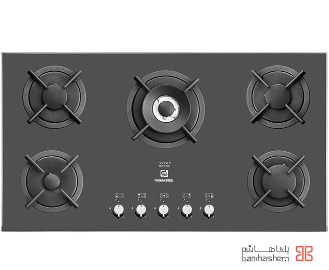 Parnian_Gaz_5401.jpg گاز شیشهای ایتالیایی پرنیان استیل مدل 5401 - Image 1