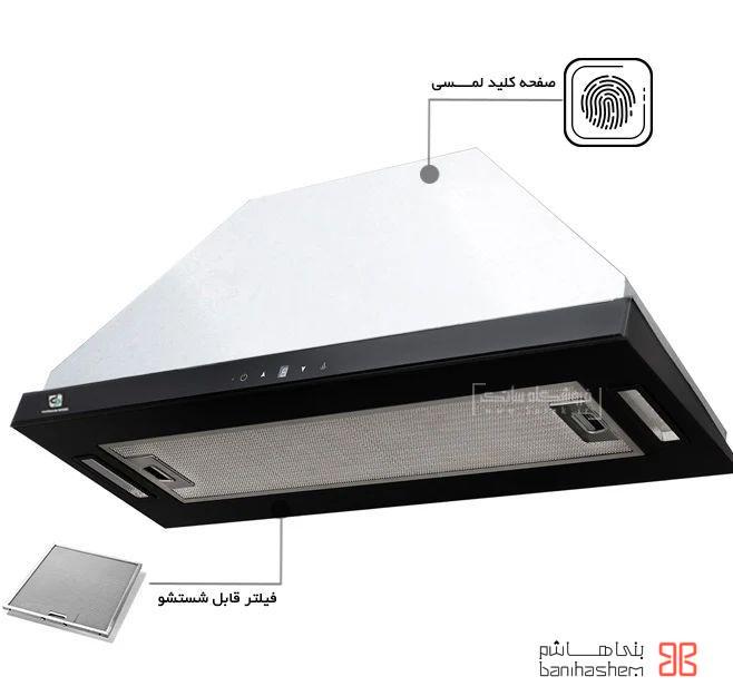 Parnian_Hod_4705.jpg هود شیشهای پرنیان استیل مدل 4705 - Image 1
