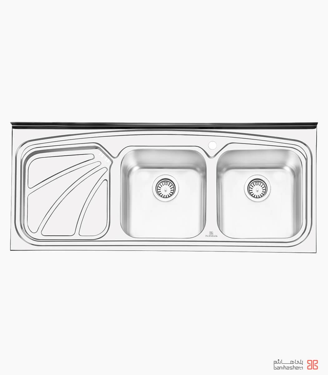 Parnian_Sink_1110.jpg سینک روکار پرنیان استیل مدل 1110 - Image 1