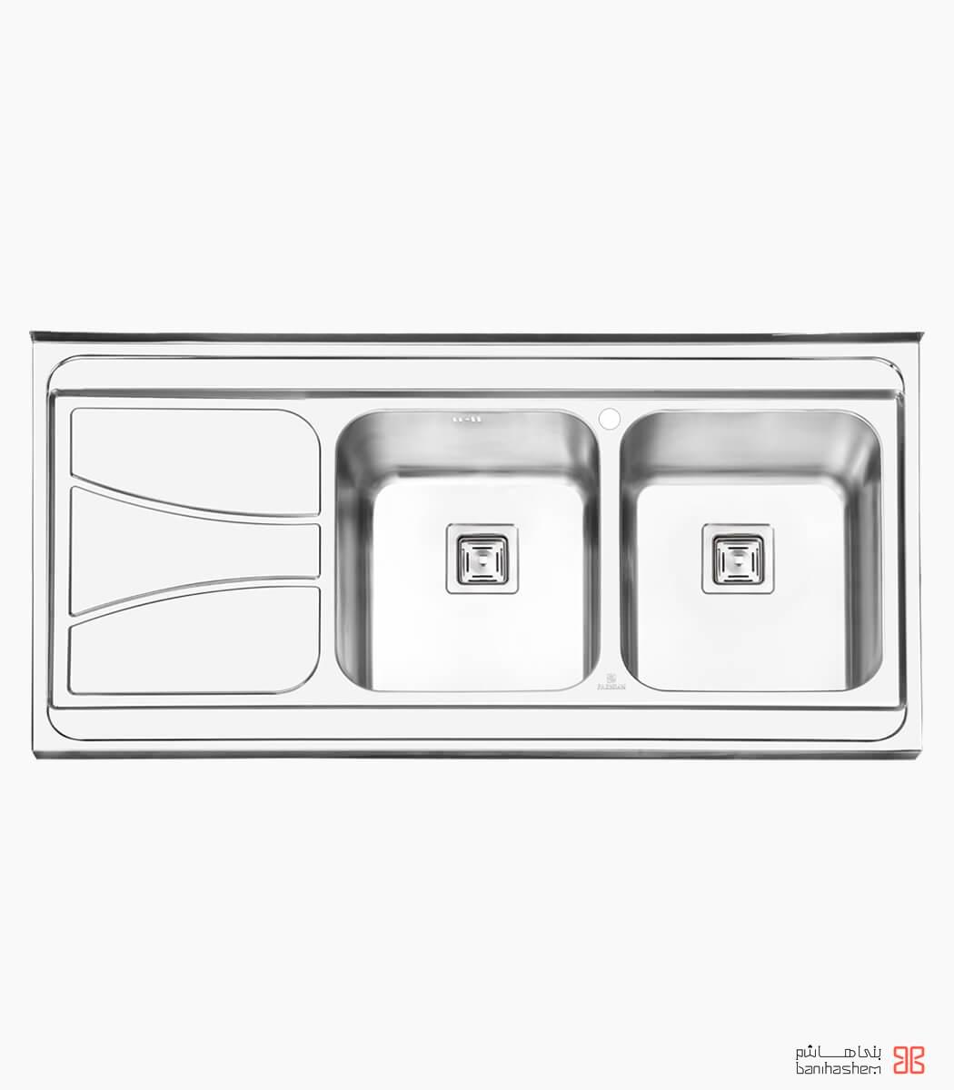 Parnian_Sink_1112.jpg سینک روکار پرنیان استیل مدل 1112 - Image 1