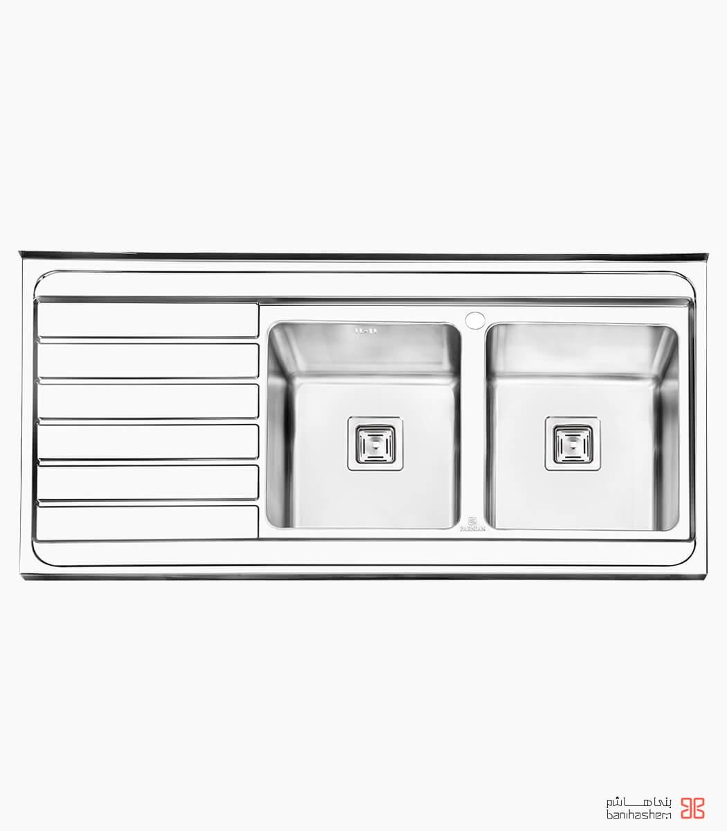 Parnian_Sink_1114.jpg سینک روکار پرنیان استیل مدل 1114 - Image 1