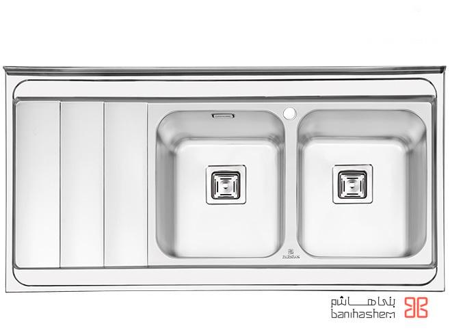 Parnian_Sink_1121.jpg سینک روکار پرنیان استیل مدل 1121 - Image 1