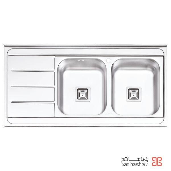 Parnian_Sink_2110.jpg سینک روکار پرنیان استیل مدل 2110 - Image 1